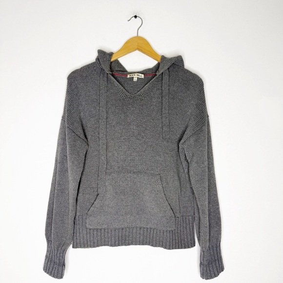 Alex Mill Aiden Gray Hooded Sweater Women’s XS Wool Cotton Blend - Picture 3 of 8